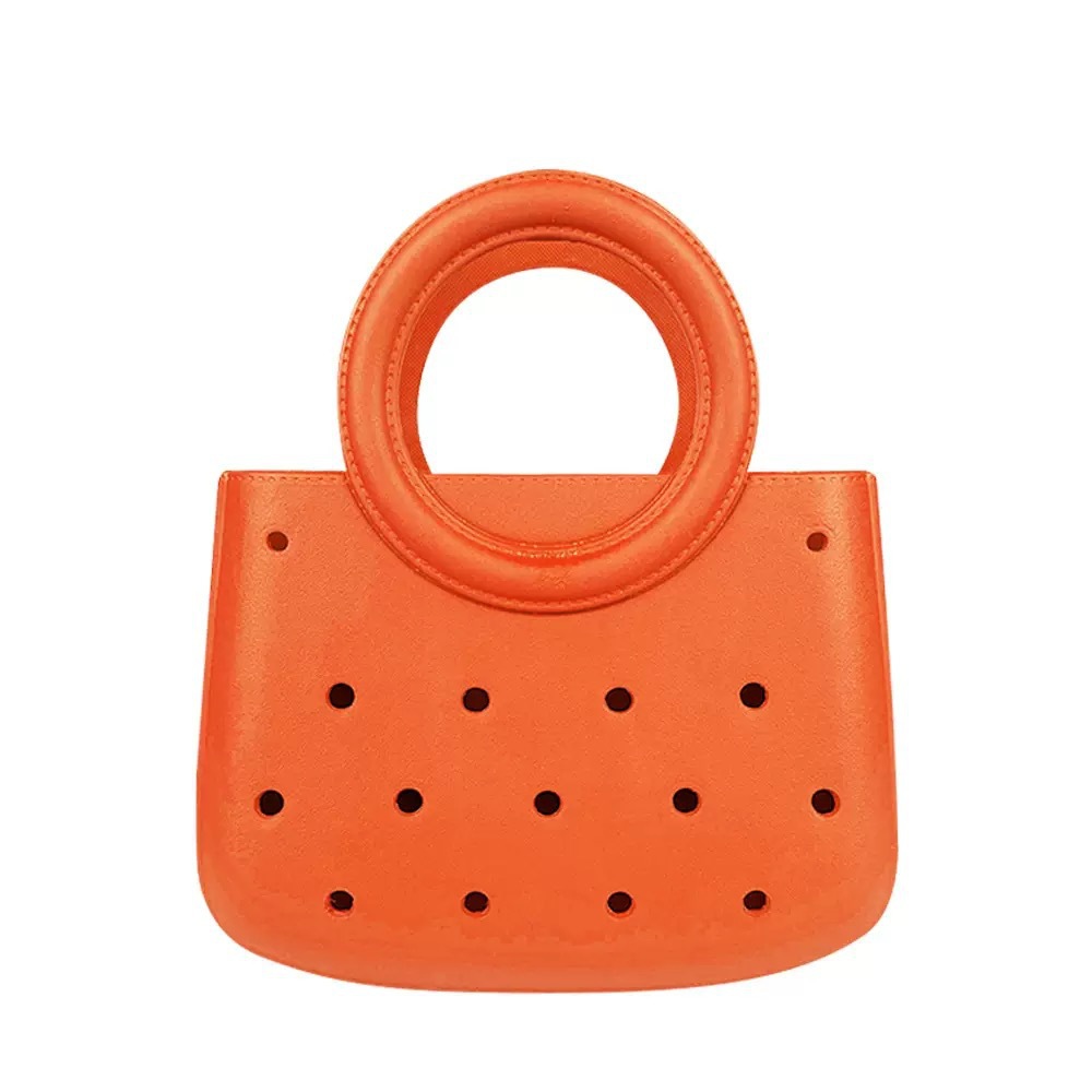 Round Handle EVA Beach Bag Seamless One-piece Molding Hand Bag OEM Wholesale - Image 4