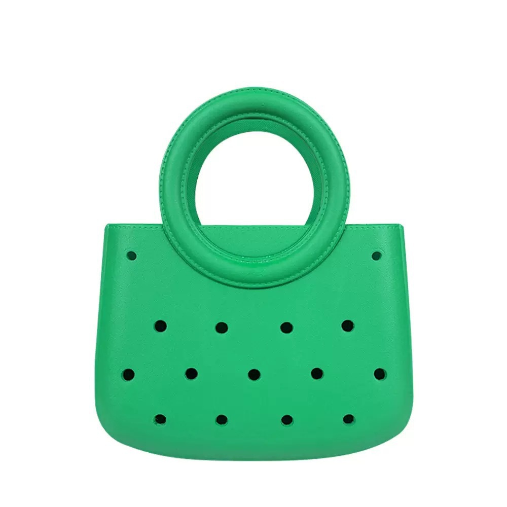 Round Handle EVA Beach Bag Seamless One-piece Molding Hand Bag OEM Wholesale - Image 5