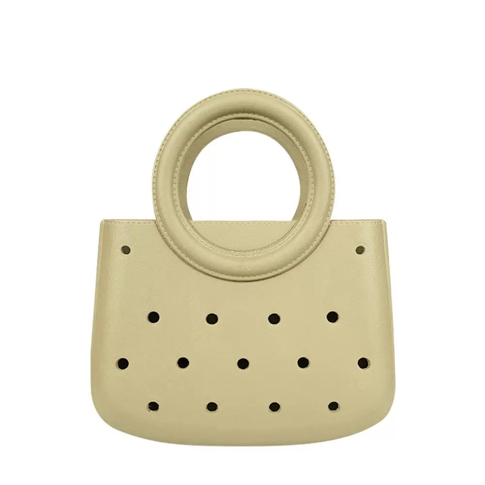 Round Handle EVA Beach Bag Seamless One-piece Molding Hand Bag OEM Wholesale - Image 6