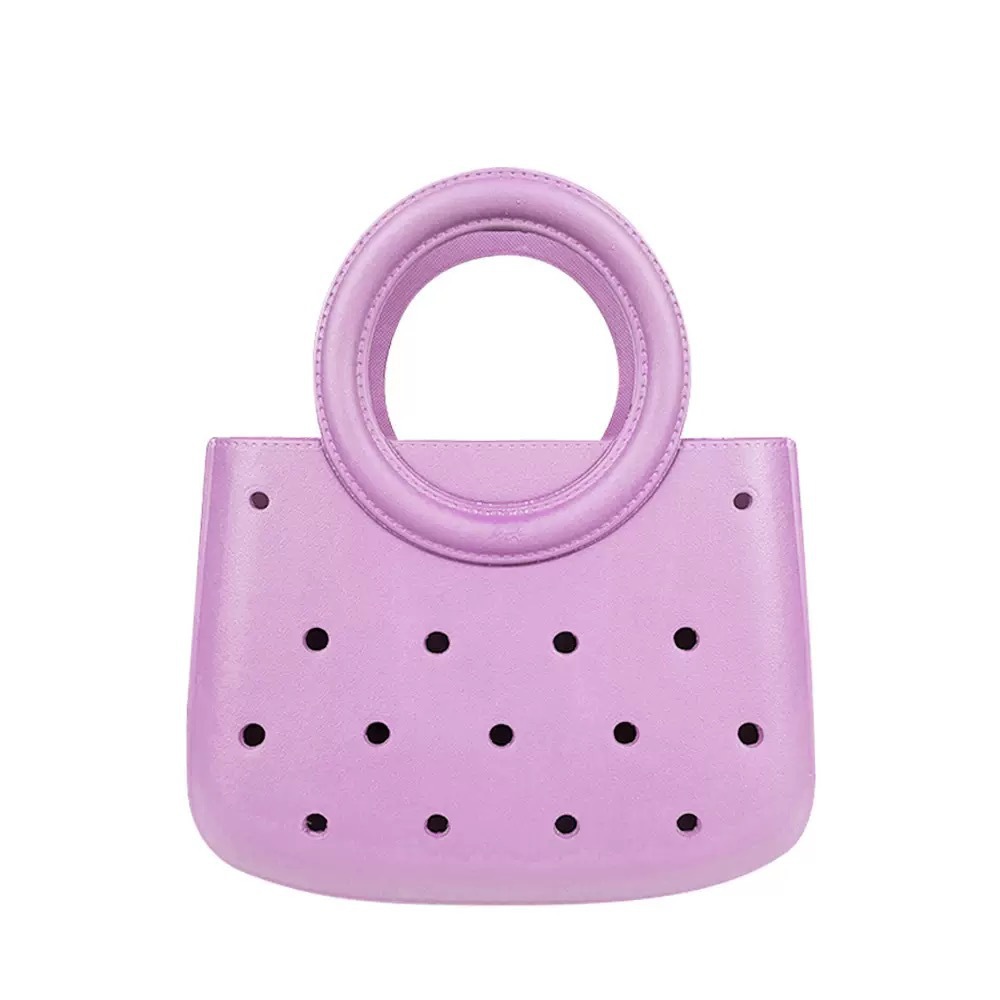 Round Handle EVA Beach Bag Seamless One-piece Molding Hand Bag OEM Wholesale - Image 7