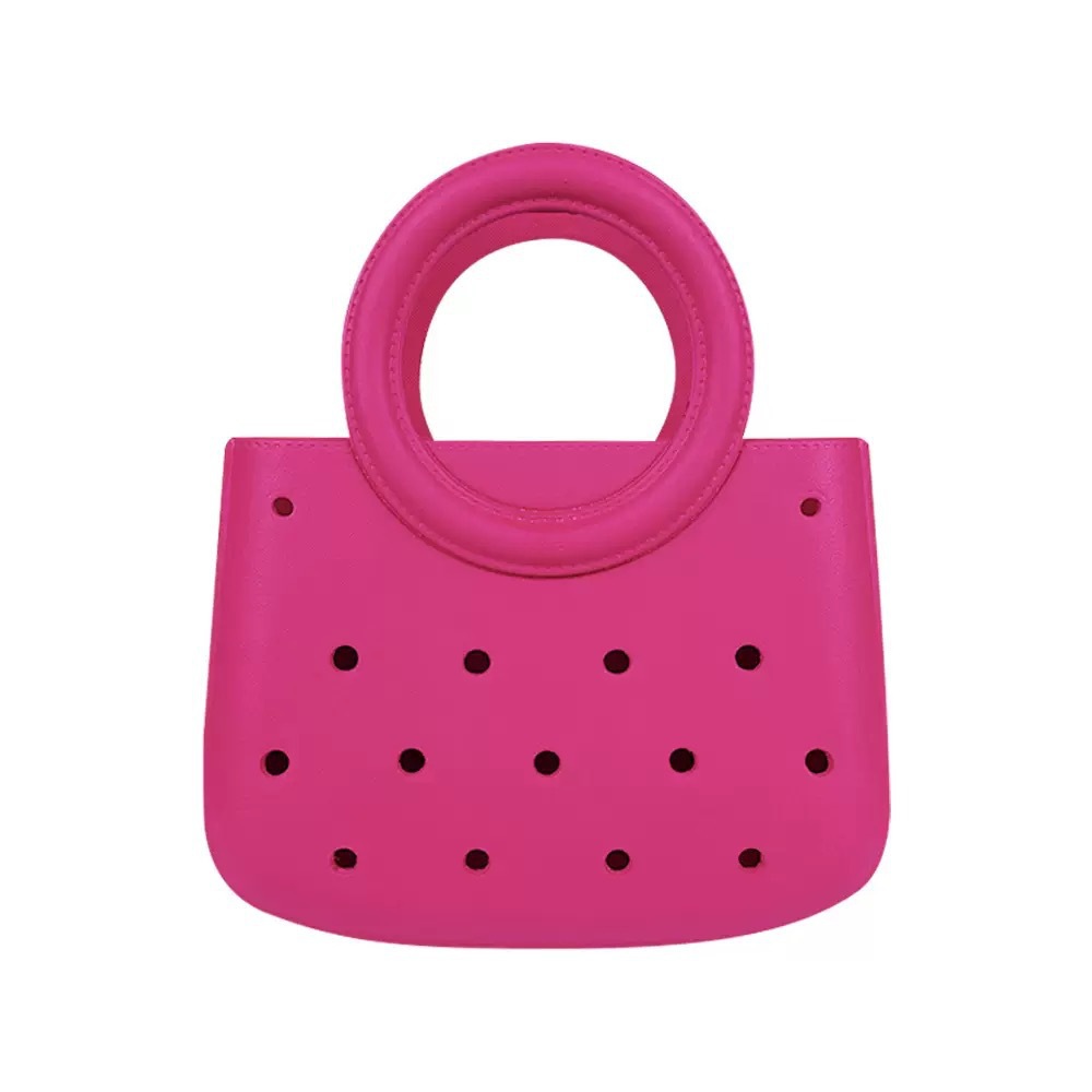 Round Handle EVA Beach Bag Seamless One-piece Molding Hand Bag OEM Wholesale - Image 9