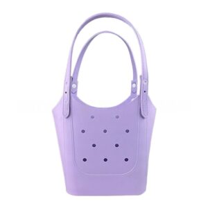 Large Capacity Shoulder EVA Beach Bag | Seamless Hot Press Salt Resistant Outdoor Tote Bag