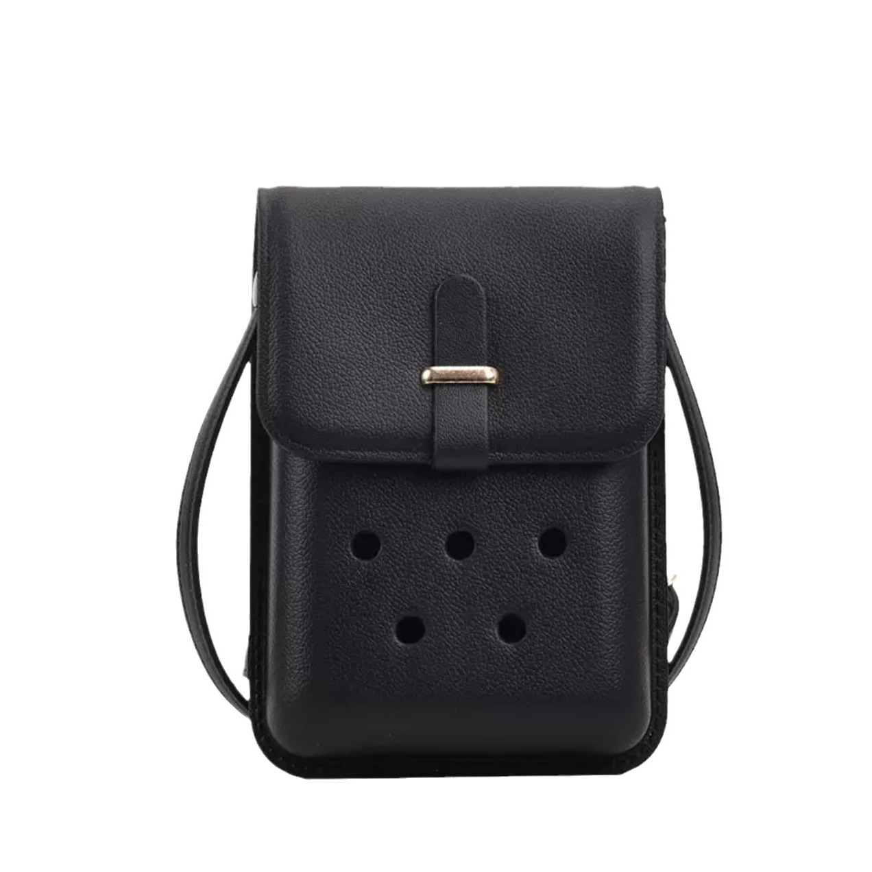 OEM ODM Custom Logo Lychee Texture EVA Cell Phone Crossbody Bag Waterproof Small Shoulder Handbag Bulk Wholesale - Image 6