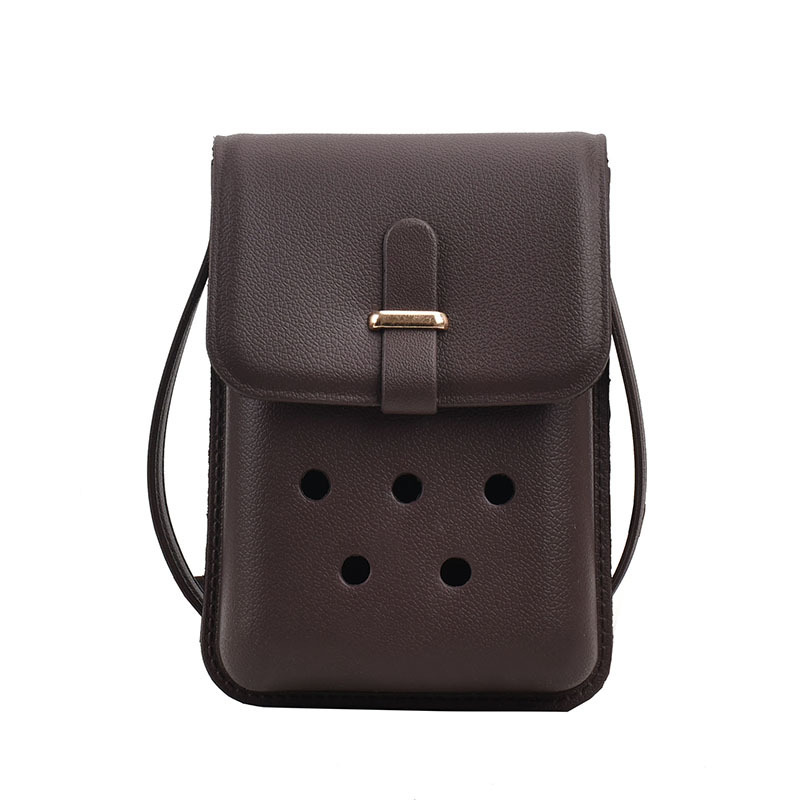 OEM ODM Custom Logo Lychee Texture EVA Cell Phone Crossbody Bag Waterproof Small Shoulder Handbag Bulk Wholesale - Image 3