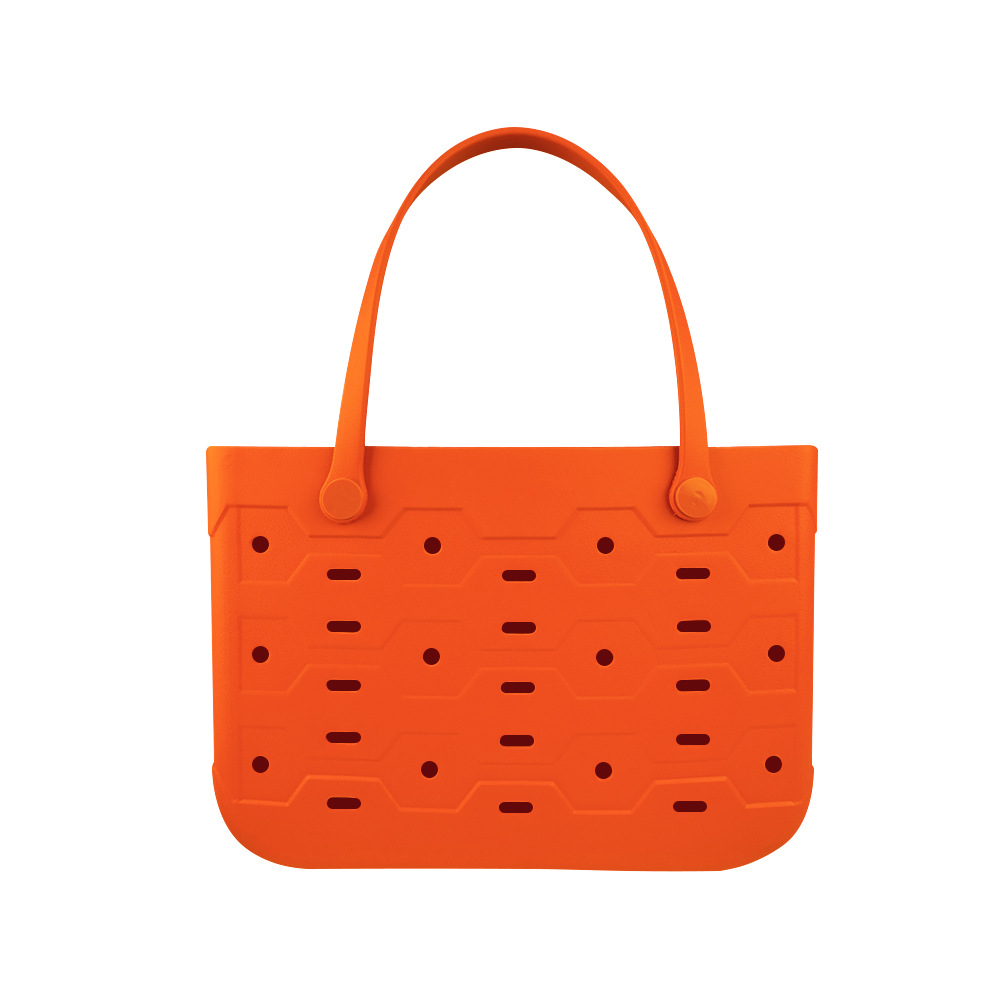 Wholesale 3 Sizes Hollow EVA Beach Tote Bag Waterproof Large Capacity Breathable Women Shopping Handbag Factory Supplier - Image 8