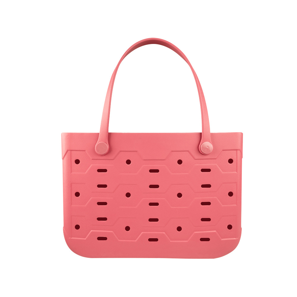 Wholesale 3 Sizes Hollow EVA Beach Tote Bag Waterproof Large Capacity Breathable Women Shopping Handbag Factory Supplier - Image 7