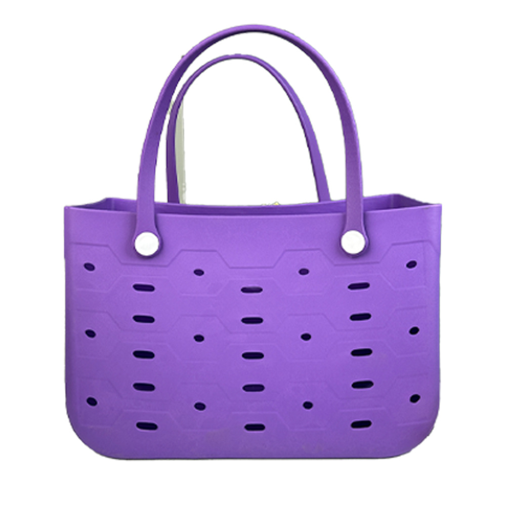 Wholesale 3 Sizes Hollow EVA Beach Tote Bag Waterproof Large Capacity Breathable Women Shopping Handbag Factory Supplier - Image 6