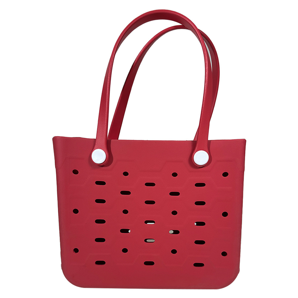 Wholesale 3 Sizes Hollow EVA Beach Tote Bag Waterproof Large Capacity Breathable Women Shopping Handbag Factory Supplier - Image 5