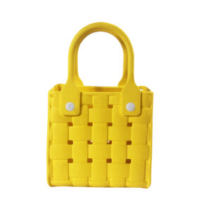 Wholesale Woven EVA Mini Tote Bag Custom Logo Waterproof Beach Handheld Basket Bag Manufacturer