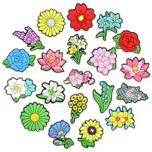 Plant Flower Series Charms - For Crocs Shoes EVA Bogg Bag Accessories